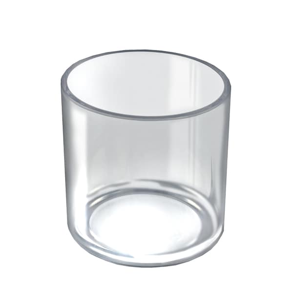 5" x 5" Deluxe Clear Acrylic Cylinder, PK4